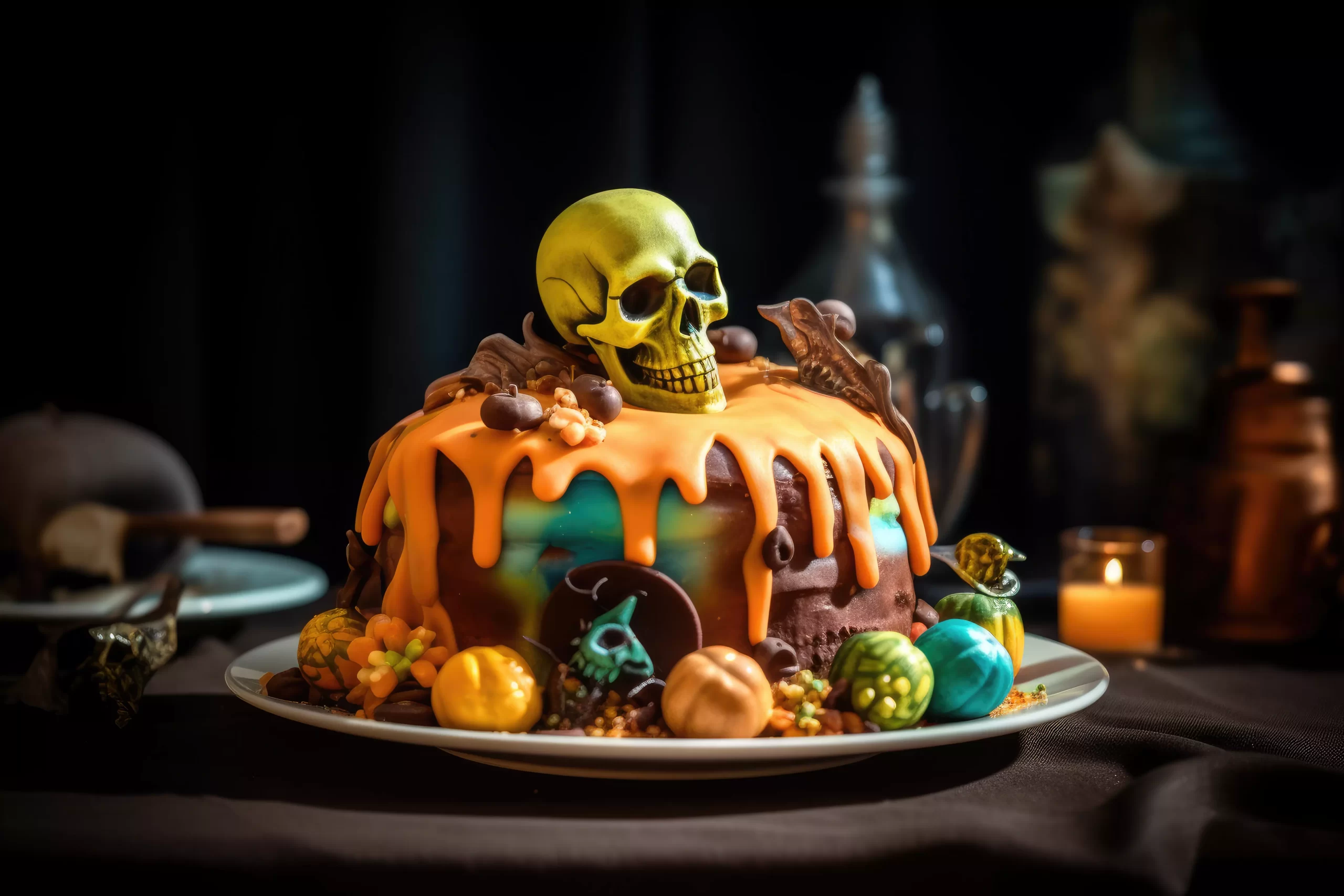 5 Ideias para decoração de bolos no halloween