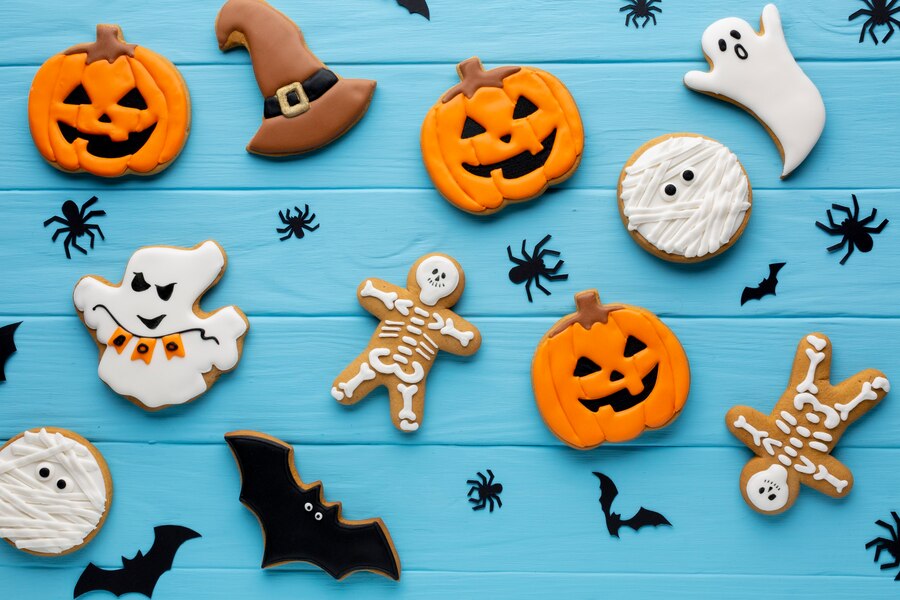 Como decorar biscoitos com estênceis no Halloween